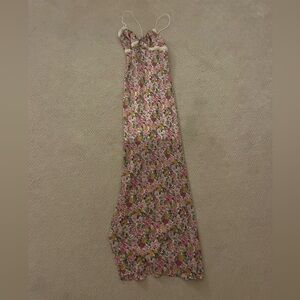 Adorable floral princess polly maxi dress